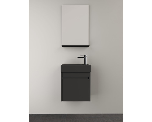 Waschtisch mit Unterschrank und Spiegel für das Badezimmer