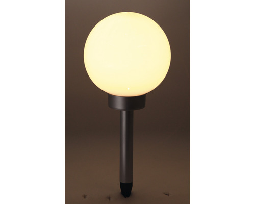 Lampe de jardin avec piquet et abat-jour sphérique