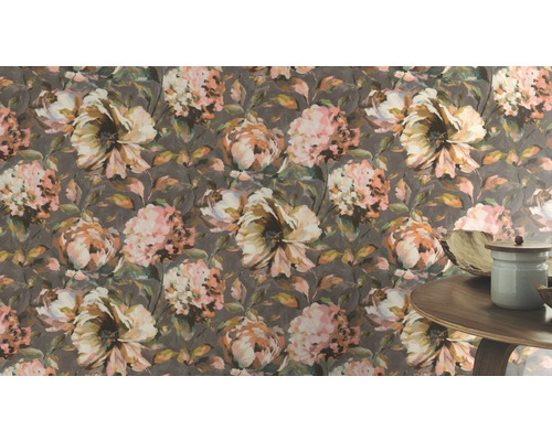 Tapete mit floralem Muster