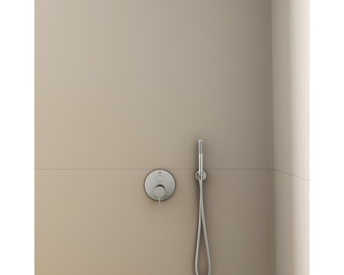 Robinet de douche apparent avec douchette à main et flexible de douche