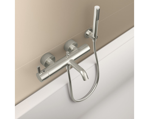 Robinet de baignoire avec douchette pour montage mural