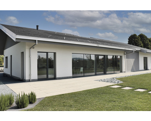 Feinsteinzeug Terrassenplatte Portland Ice rektifizierte Kante 180 x 80 x 2 cm Feinsteinzeug Terrassenplatte Portland Ice rektifizierte Kante 180 x 80 x 2 cm