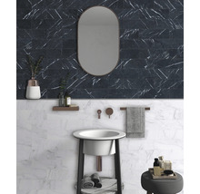 Grès cérame fin carrelage pour sol Brick Velvet-Geo blanco 33.15x33.15 cm