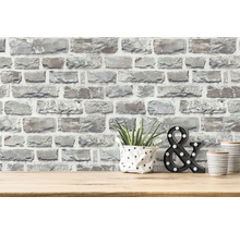 Papier peint intissé 36140-3 Neue Bude 2.0 pierre de taille gris