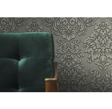 Papier peint intissé 36898-1 Metropolitan Damask gris vert