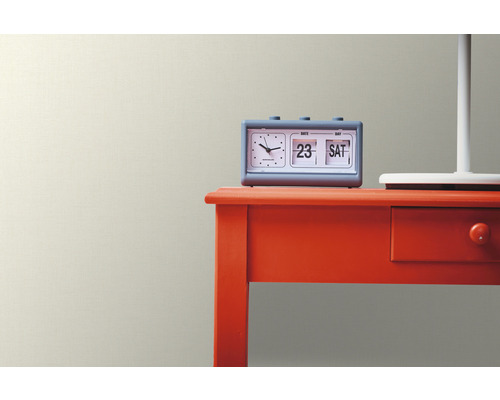 Scène décorative avec table et horloge