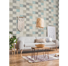 Papier peint intissé 37406-1 New Walls Carrelage carré