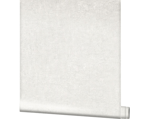 Rouleau de papier peint intissé blanc avec structure