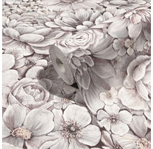 Rouleau de papier peint à motif floral