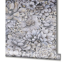 Rouleau de papier peint avec motif floral