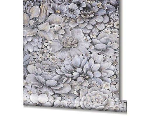 Rouleau de papier peint avec motif floral