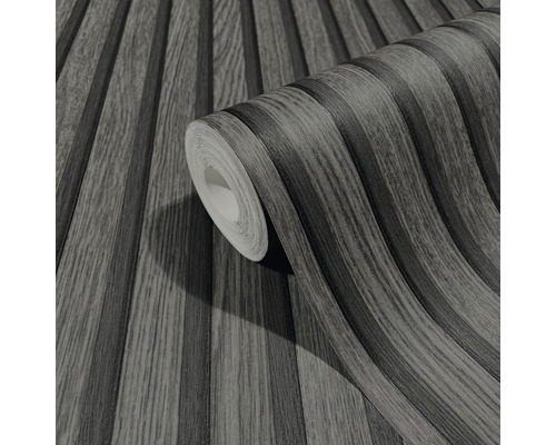 Tapetenrolle mit Holzpaneel-Optik