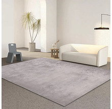 Teppich Shaggy Wellness silber 200x300 cm