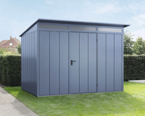 Gartenhaus Hörmann EcoStar Elegant-P Typ 3 RAL5014 Einzeltür 302,8 x 238 cm  blau - HORNBACH