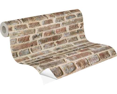 Rouleau de papier peint avec motif de brique