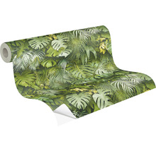 Rouleau de papier peint avec motif de plantes tropicales
