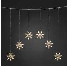 Guirlande lumineuse avec six étoiles pour l''intérieur