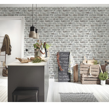 Papier peint intissé 36140-3 Neue Bude 2.0 pierre de taille gris