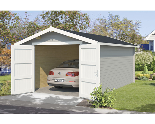 Garage simple Mauritius 330 x 510 cm gris clair