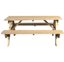 Holz-Picknicktisch für den Garten