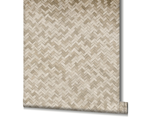Tapete mit Flechtmuster auf Rolle