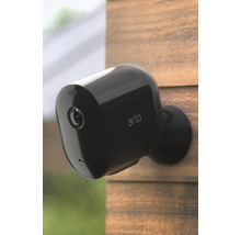 Caméra de sécurité Arlo Pro 4 1 caméras noir vidéo 2K avec HDR projecteur intégré + sirène angle de vue de 160°-thumb-2