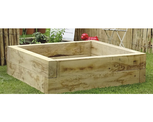 Jardinière surélevée en bois pour le jardin