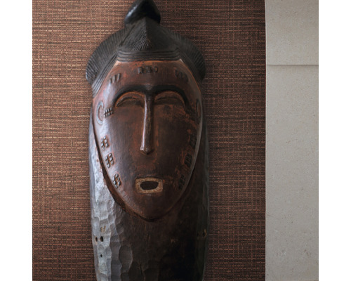 Geschnitzte Holzmaske zur Wanddekoration