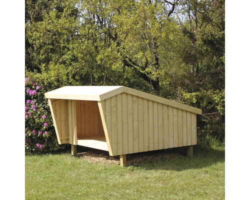 Holzunterstand für den Garten