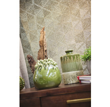 Vliestapete 38690-4 Geometrisch braun-gold