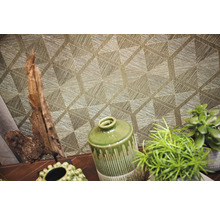 Vliestapete 38690-4 Geometrisch braun-gold