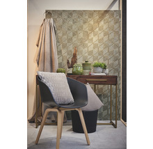 Vliestapete 38690-4 Geometrisch braun-gold