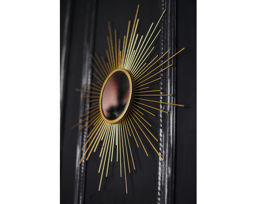 Dekorativer Spiegel mit Sonnenstrahlenförmigem Rahmen zur Wandmontage