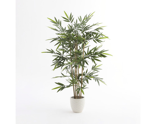Kunstpflanze Bambus Höhe 130 cm, HORNBACH - grün