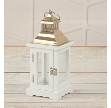 Lanterne décorative en bois et métal