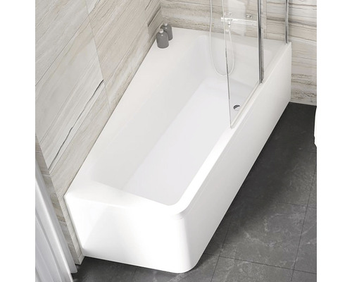 Badewanne RAVAK 10° 95 x 160 cm weiß glänzend C841000000