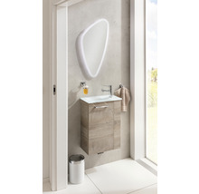 Meuble sous-vasque FACKELMANN Small Bathroom Collection nature oak BxHxT 44x60x24,3 cm à gauche