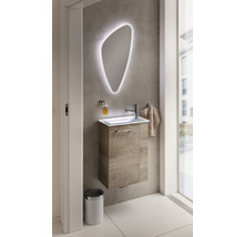 Meuble sous-vasque FACKELMANN Small Bathroom Collection nature oak BxHxT 44x60x24,3 cm à gauche