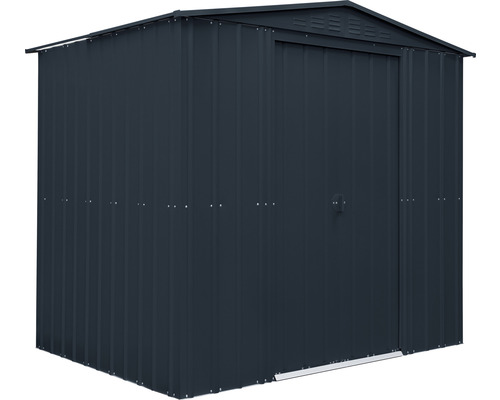 Abri de jardin métallique avec porte