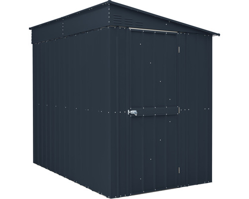 Abri de jardin métallique avec porte
