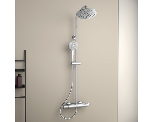 Colonne de douche avec douche de tête et douchette