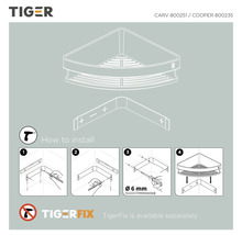 Anleitung zur Installation der Tiger Eckablage