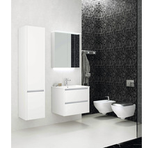 Ensemble de meubles de salle de bains Dante 81x52 cm blanc haute brillance-thumb-2