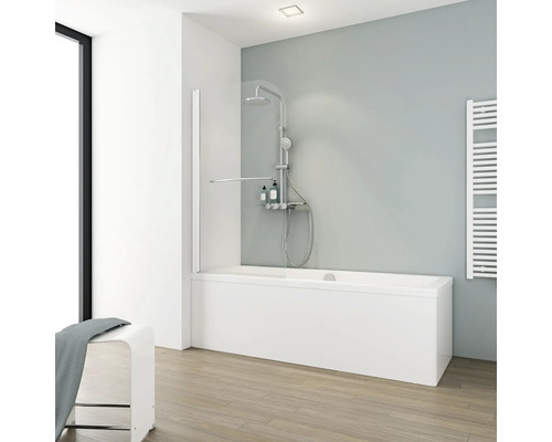Badewannenaufsatz 1-teilig SCHULTE Komfort 80 x 140 cm Klarglas Profilfarbe weiss D1680 04 50 140 Badewannenaufsatz 1-teilig SCHULTE Komfort 80 x 140 cm Klarglas Profilfarbe weiss D1680 04 50 140