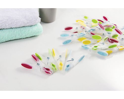 Pinces à linge en plastique en set