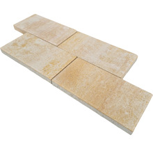 Dalle de terrasse en béton iStone Alive grès 40 x 20 x 4 cm