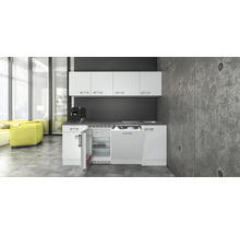 Cuisine complète avec appareils Flex Well Varo 210 cm couleur de façade blanc - couleur du corps blanc 00011937 00011938