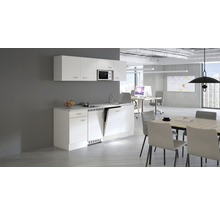 Cuisine complète avec appareils Flex Well Wito 210 cm couleur de façade blanc - couleur du corps blanc 00011957