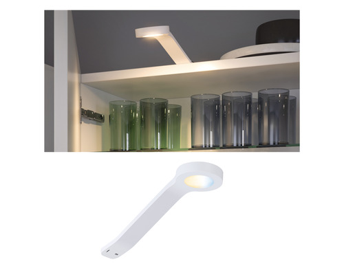 Unterbauleuchte in einem Küchenschrank und separat