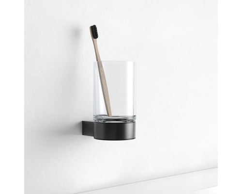 Gobelet à brosse à dents mural avec brosse à dents